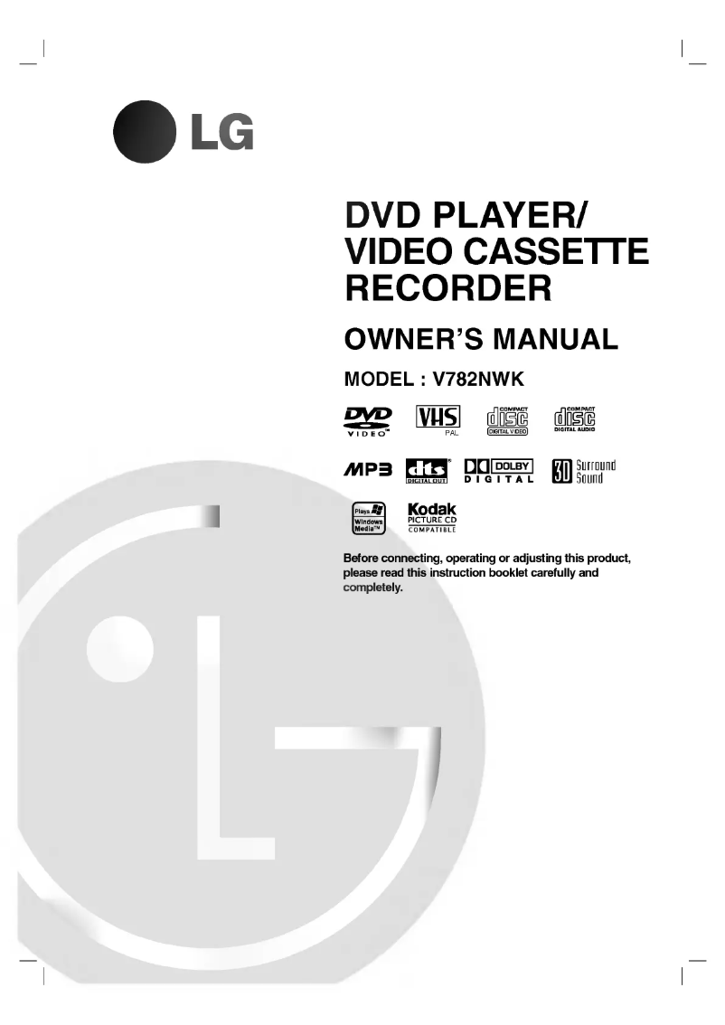 Página 1 del manual Manual de usuario LG V782NWK