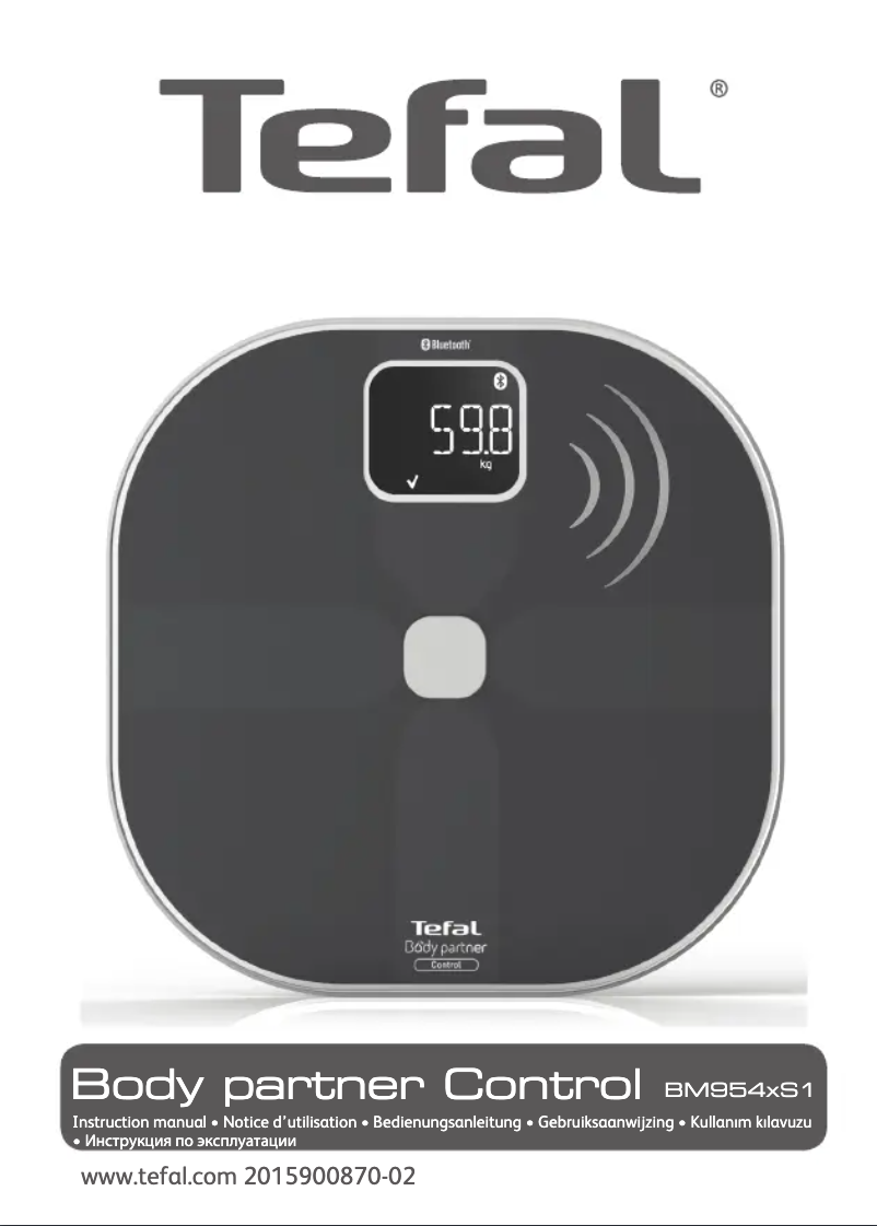 Page 1 de la notice Manuel utilisateur Tefal Body Partner Control BM9541