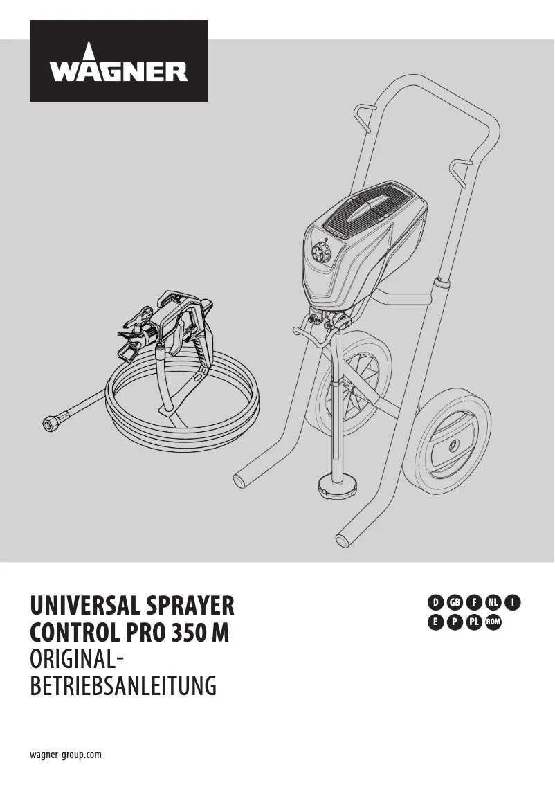 Page 1 de la notice Manuel utilisateur Wagner Control Pro 350 M