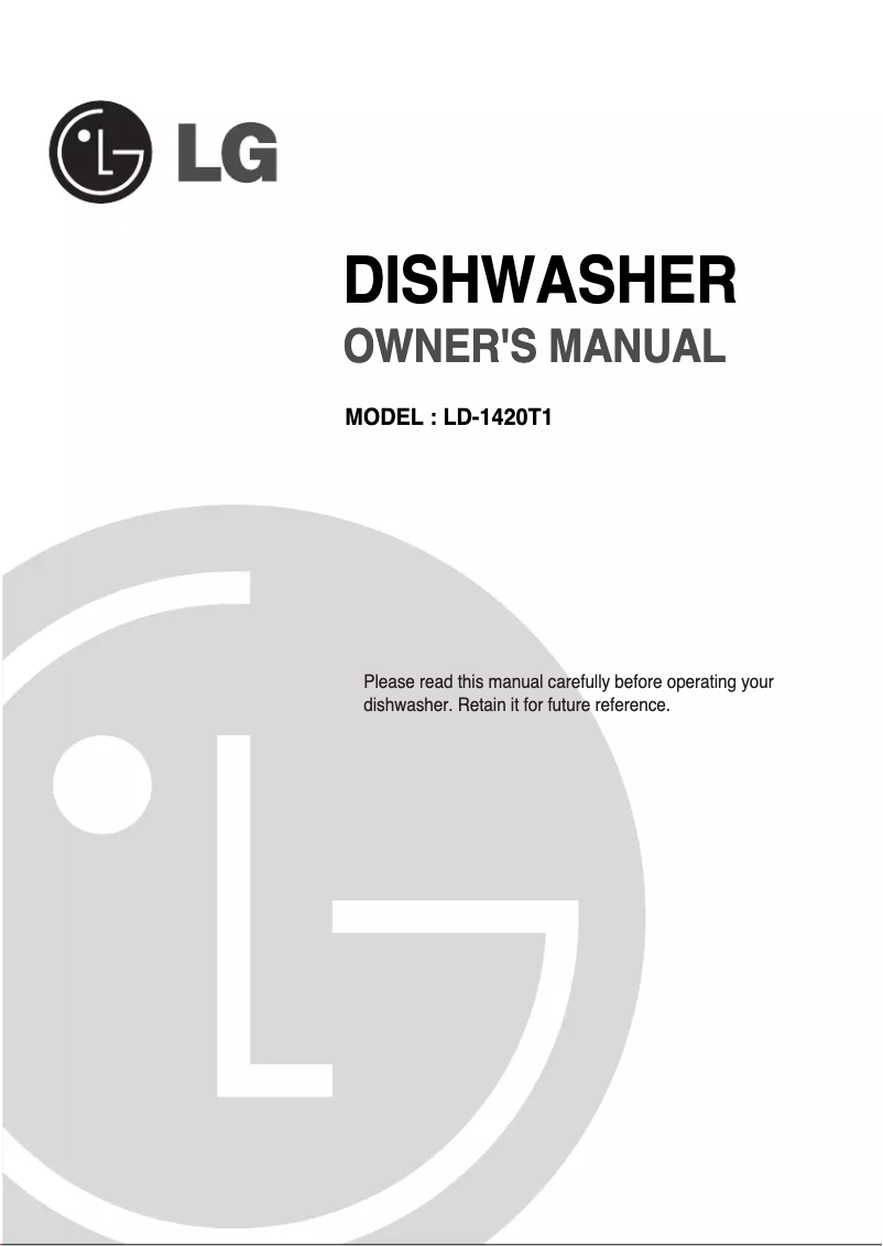 Imagen de la primera página del manual del dispositivo LD-1420T1