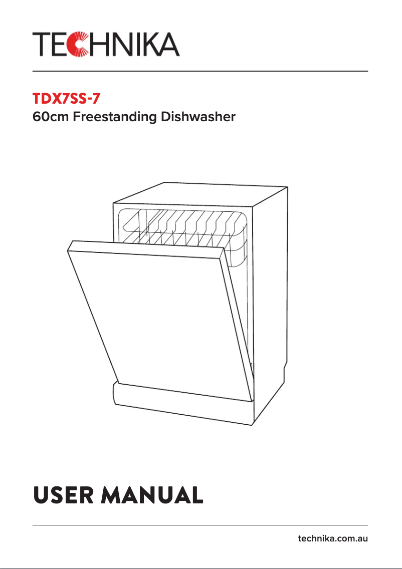Page 1 de la notice Manuel utilisateur Technika TDX7SS-7