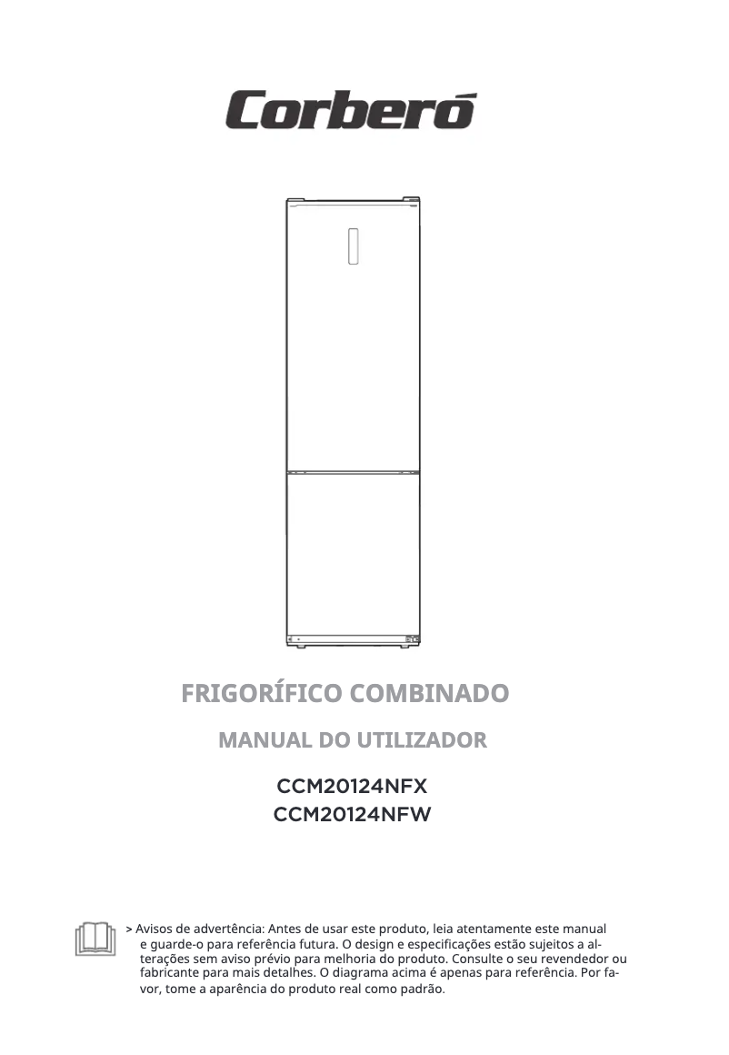 Page 1 de la notice Manuel utilisateur Corbero CCM20124NFX