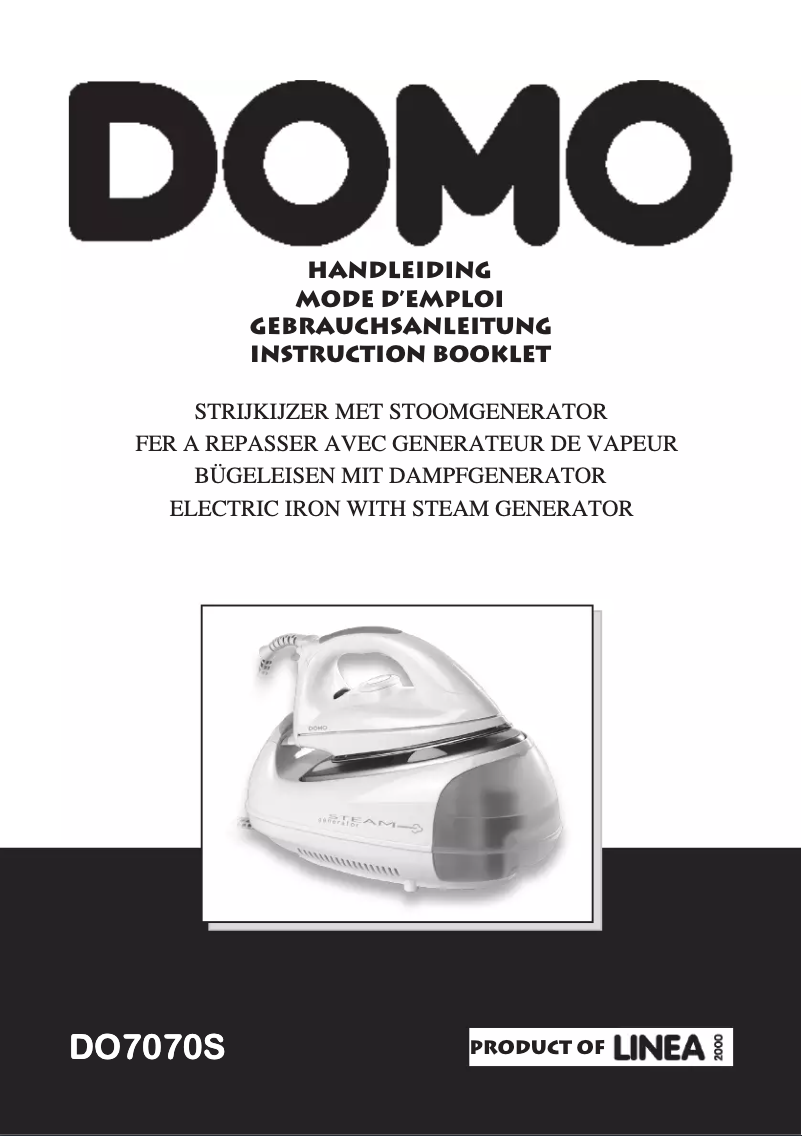 Page 1 de la notice Manuel utilisateur Domo DO7070S