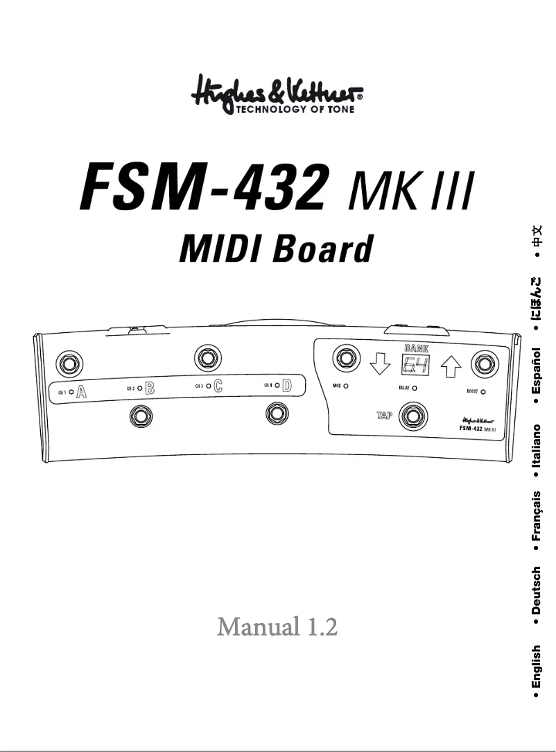 Image de la première page du manuel de l'appareil FSM-432 MKIII