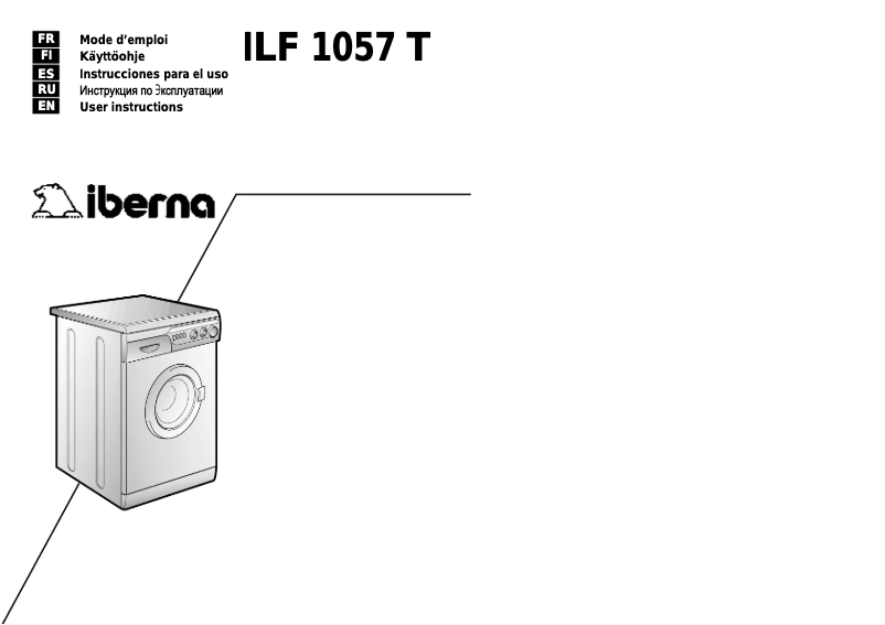 Page n°1 - Manuel utilisateur Iberna LB ILF 1057 T