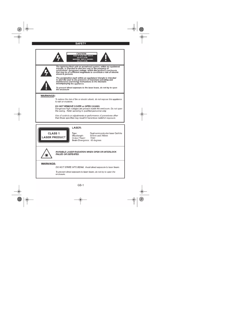 Page n°1 - Manuel utilisateur Scott DX 577