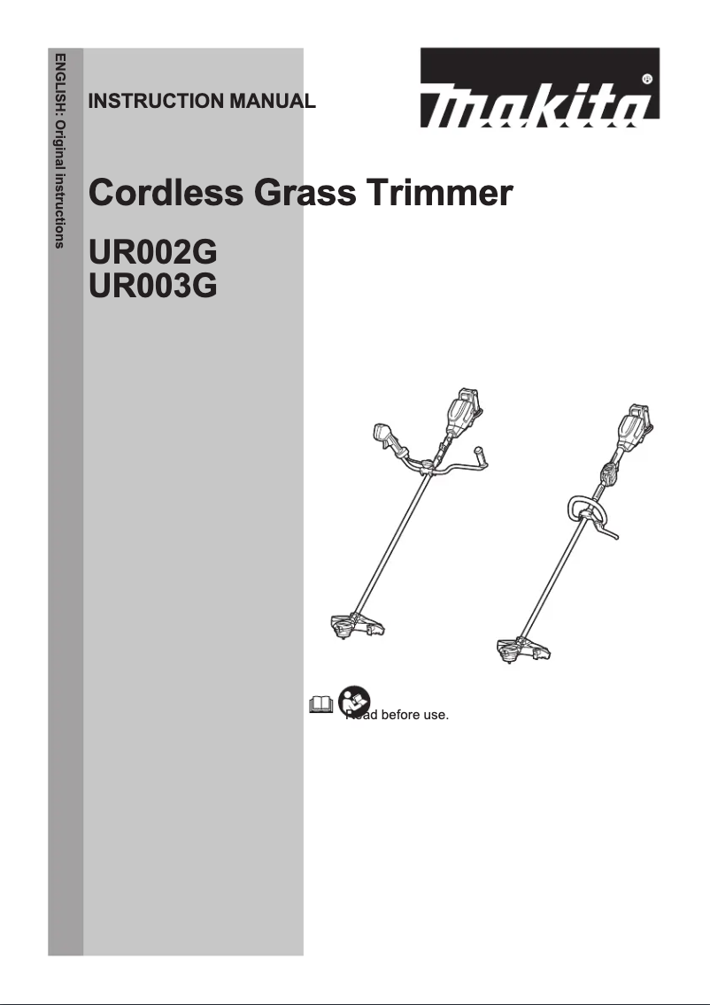 Page n°1 - Manuel utilisateur Makita UR002GZ