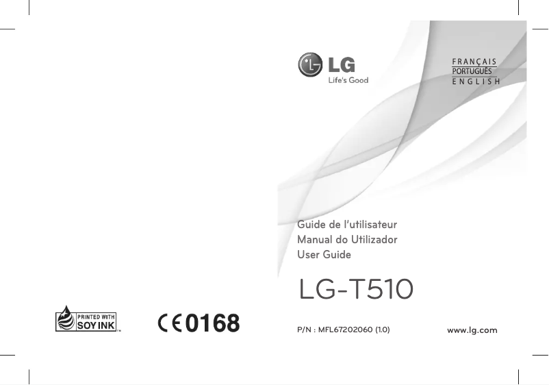 Page n°1 - Manuel utilisateur LG T510