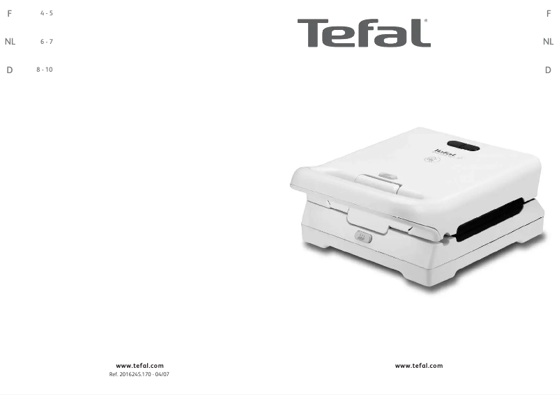 Page n°1 - Manuel utilisateur Tefal WD3120