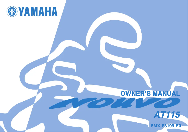 Page n°1 - Manuel utilisateur Yamaha NEO115