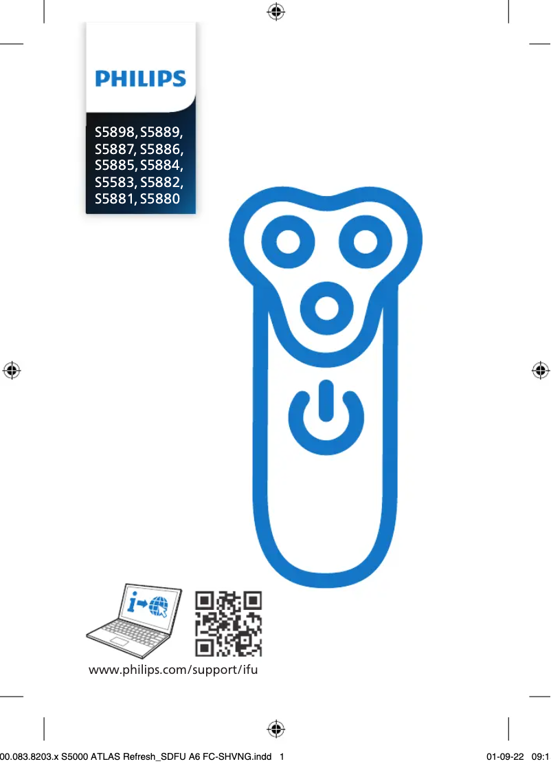 Image de la première page du manuel de l'appareil Series 5000 S5882