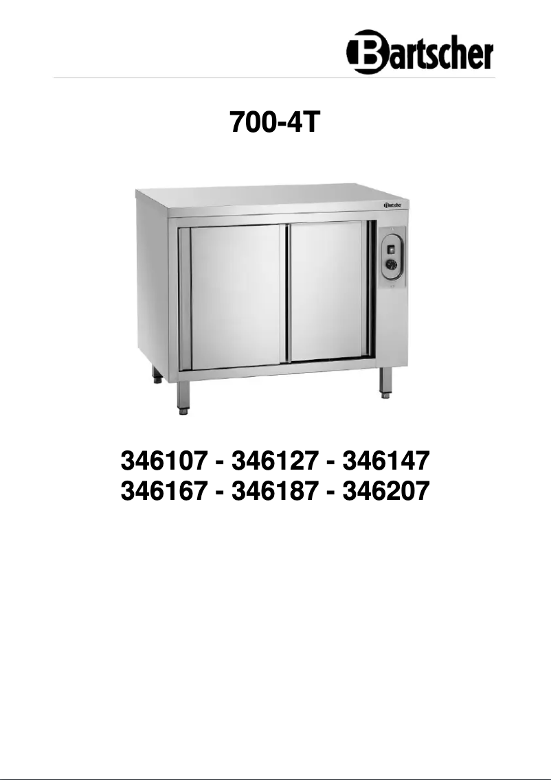 Image de la première page du manuel de l'appareil 700-4T 1200