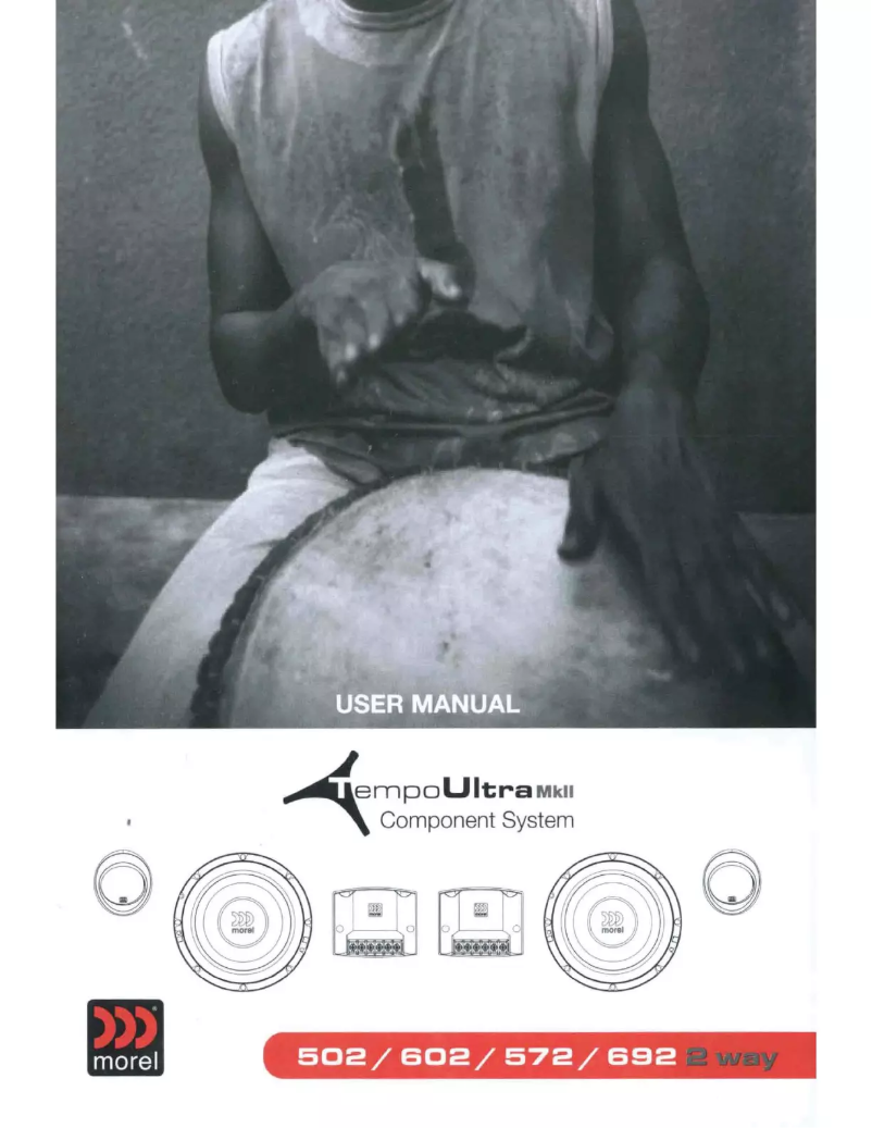 Image de la première page du manuel de l'appareil Tempo Ultra 502 MKII