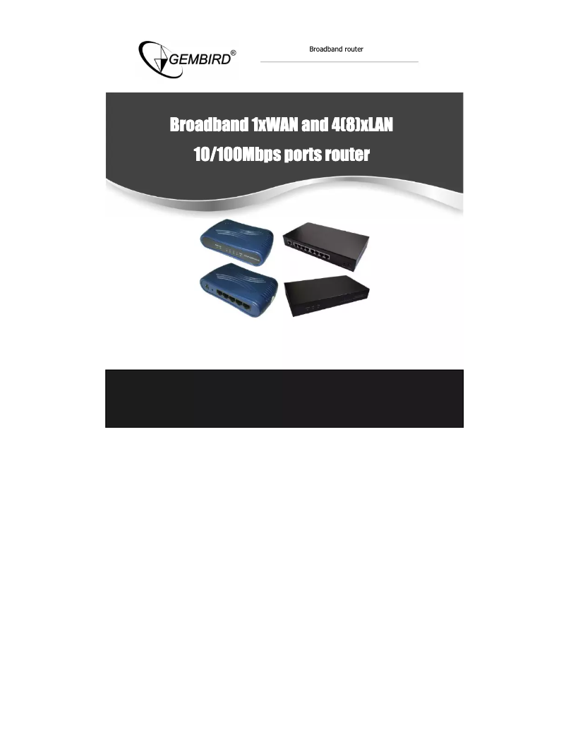Página 1 del manual Manual de usuario Gembird IS-BR