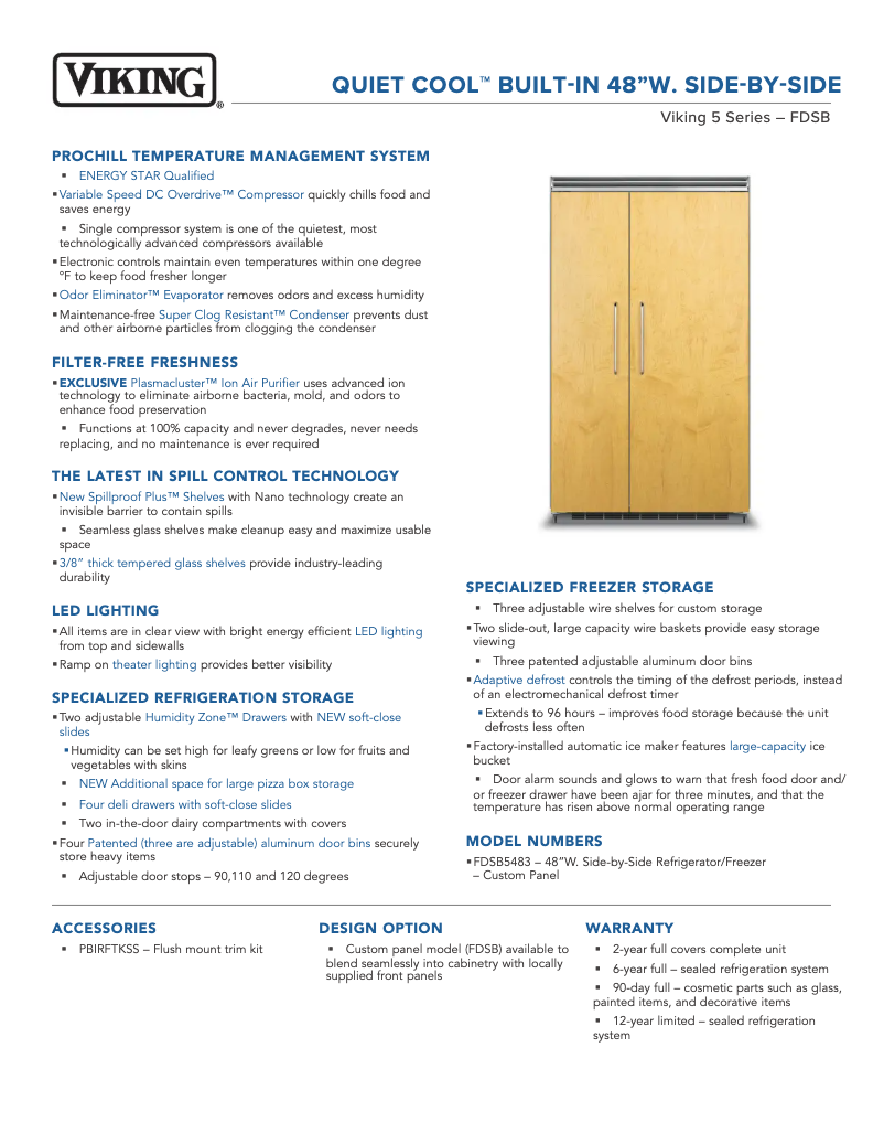 Image de la première page du manuel de l'appareil FDSB5483