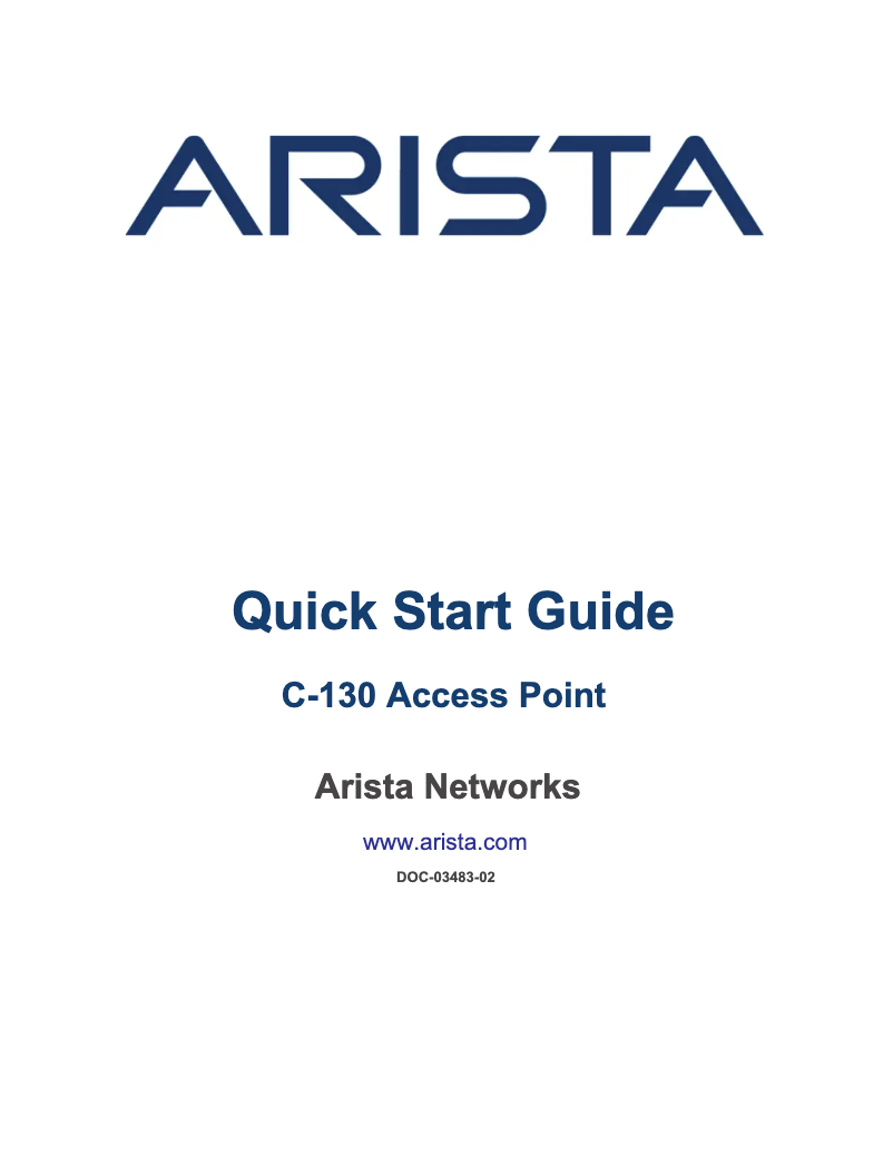 Image de la première page du manuel de l'appareil C-130