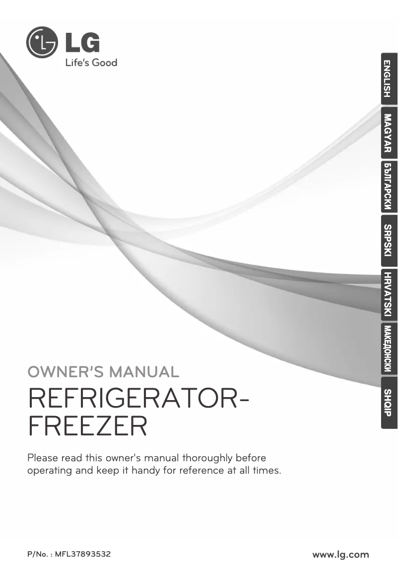 Page 1 de la notice Manuel utilisateur LG GR-B652YTSK