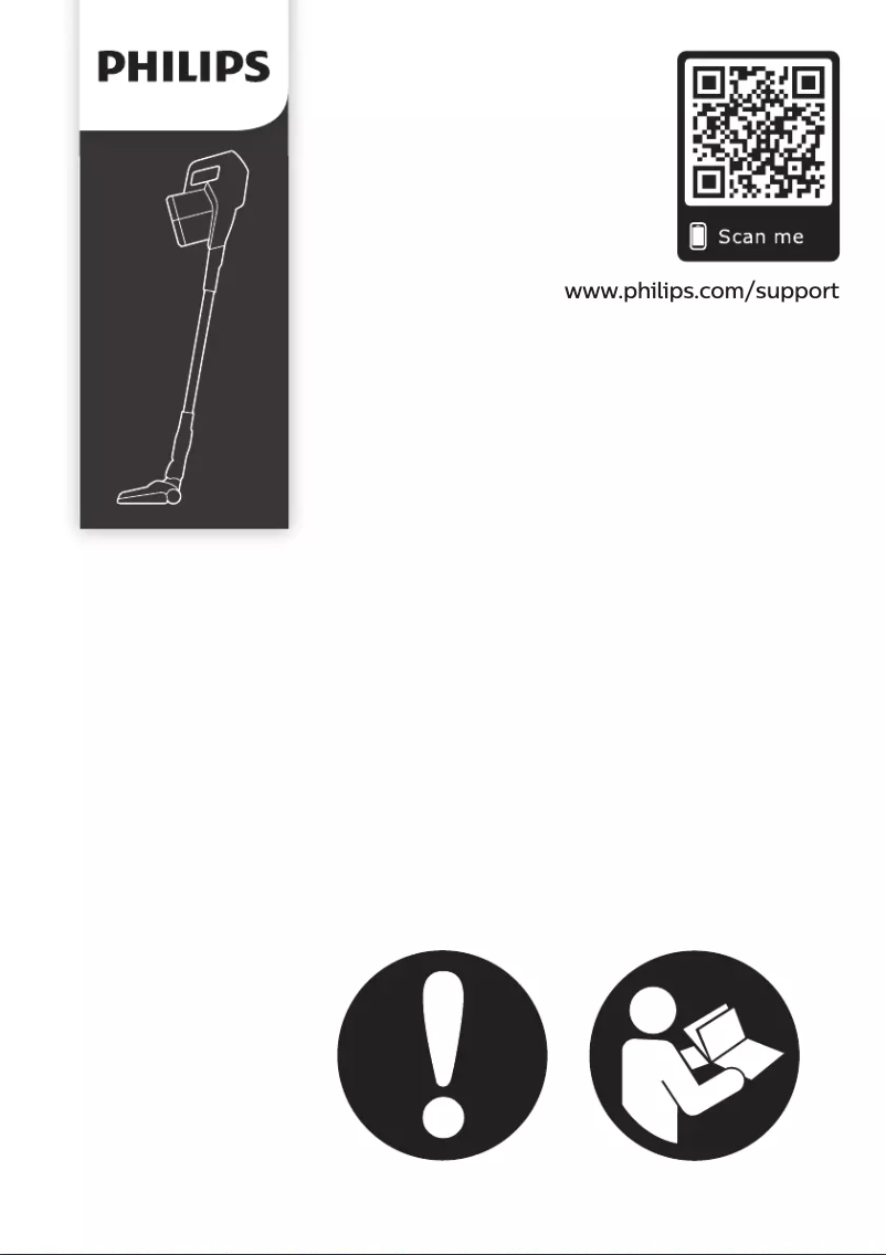 Page 1 of the manual User Manual Philips SpeedPro Aqua FC6728