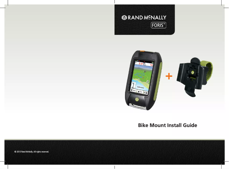 Page n°1 - Manuel utilisateur Rand McNally Foris