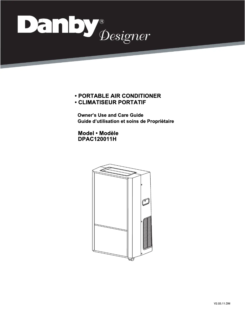Imagen de la primera página del manual del dispositivo DPAC120011H