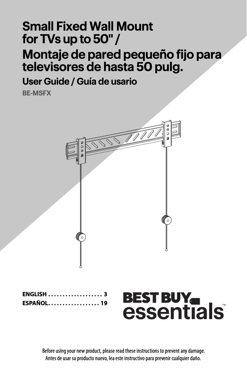 Page 1 de la notice Manuel utilisateur Best Buy BE-MSFX