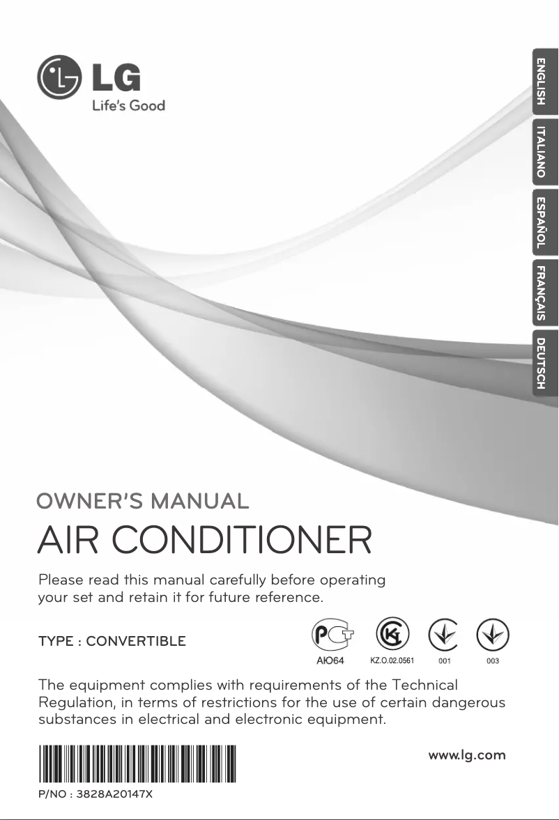 Página 1 del manual Manual de usuario LG AVNH126ELAC