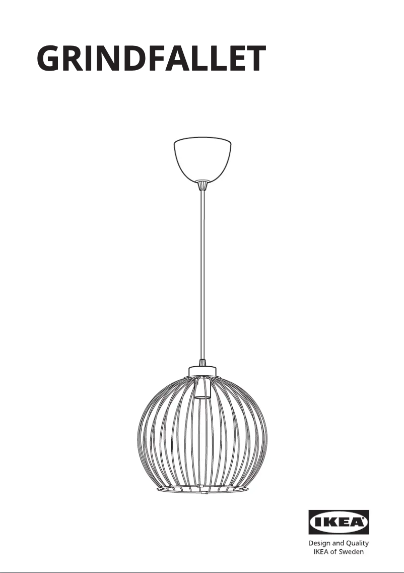 Image de la première page du manuel de l'appareil GRINDFALLET 005.199.74