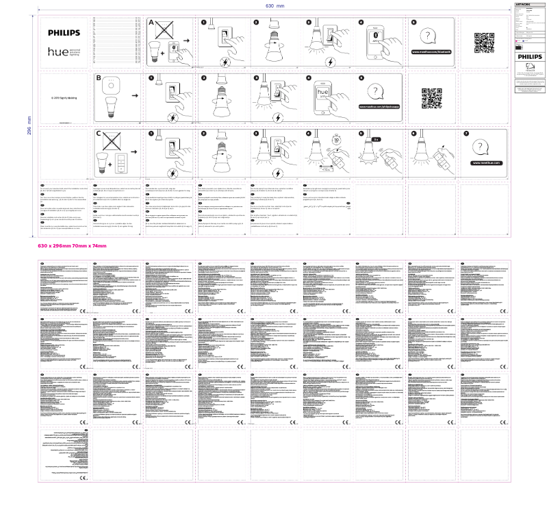 Page 1 of the manual User Manual Philips Color GU10