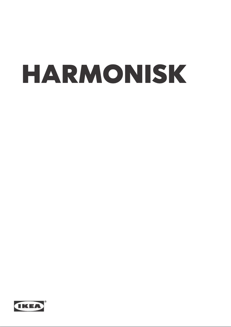 Image de la première page du manuel de l'appareil HARMONISK 803.658.59