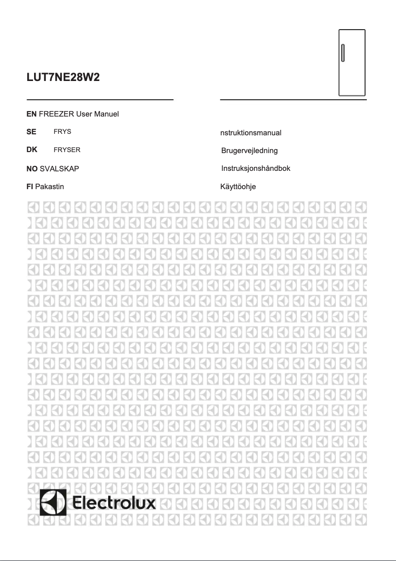 Page 1 de la notice Manuel utilisateur Electrolux LUT7NE28W2