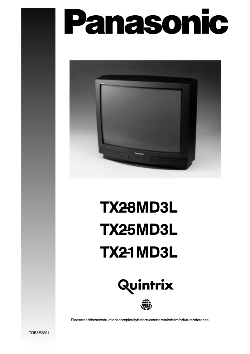 Página 1 del manual Manual de usuario Panasonic TX-25MD3L