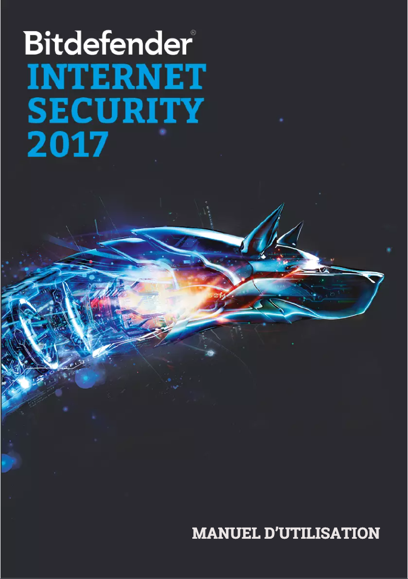 Image de la première page du manuel de l'appareil Internet Security 2017