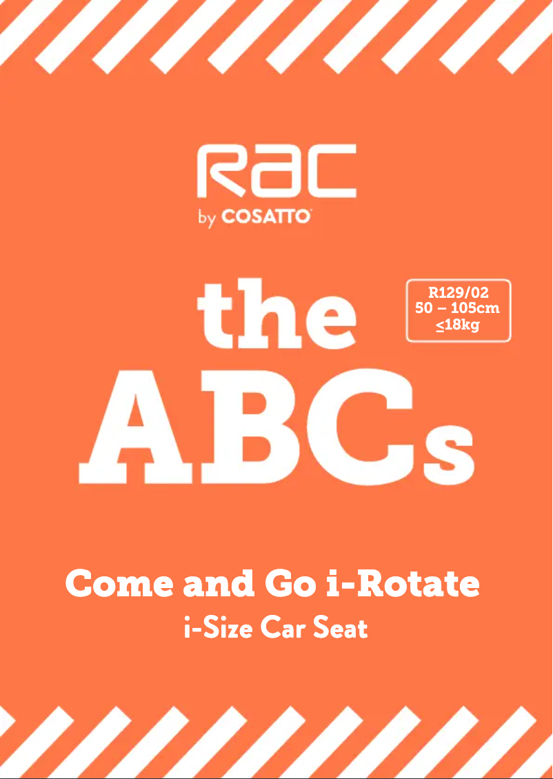 Page 1 de la notice Manuel utilisateur Cosatto Come and Go i-Rotate