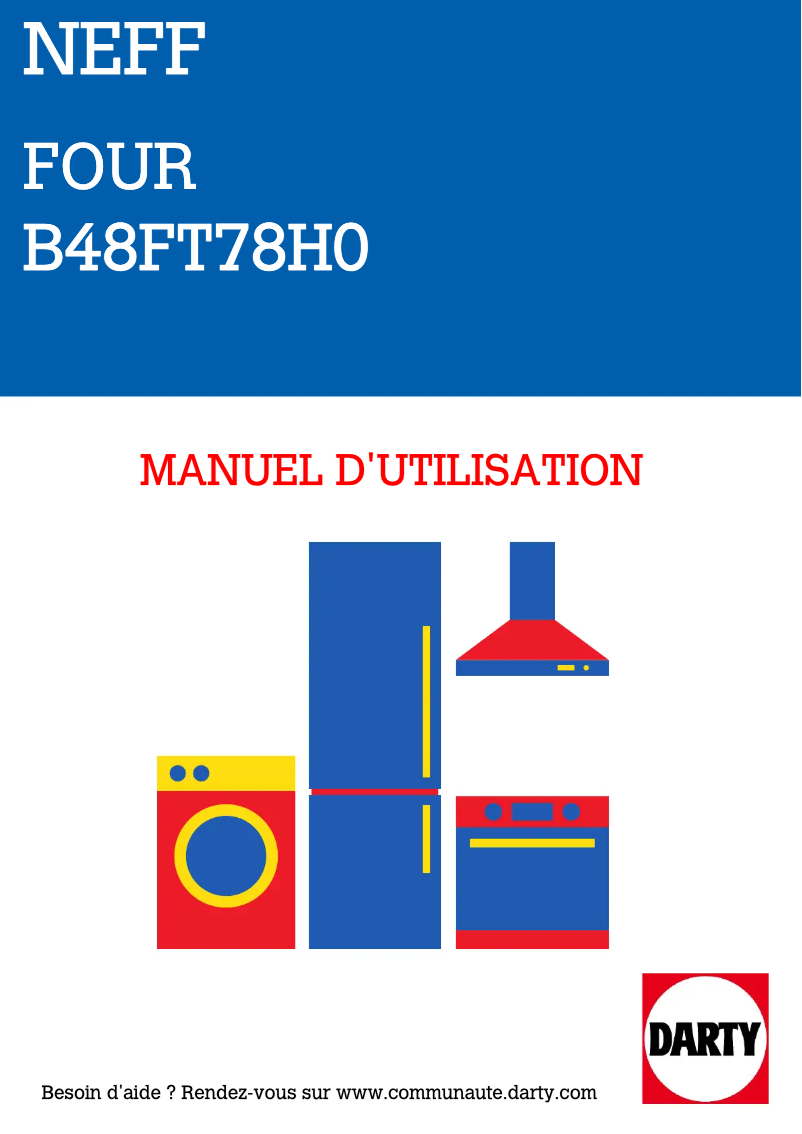 Page 1 de la notice Manuel utilisateur Neff B48FT78H0