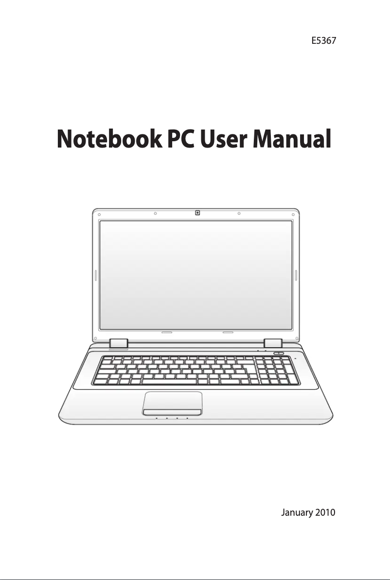 Page n°1 - Manuel utilisateur Asus K52JT