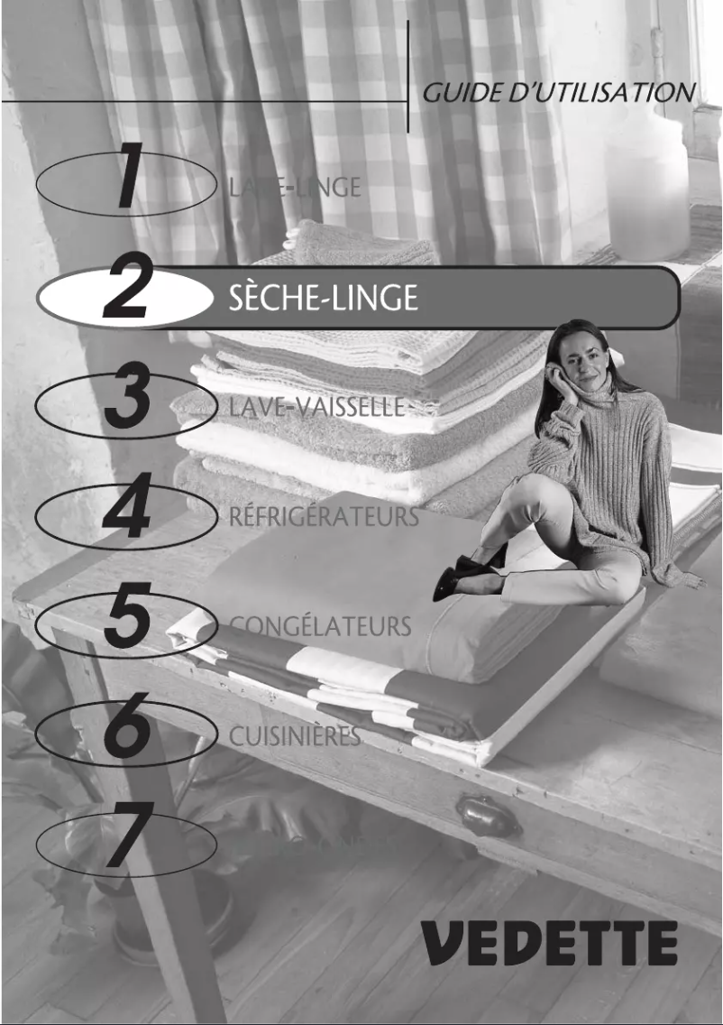 Page 1 de la notice Manuel utilisateur Vedette VSF257