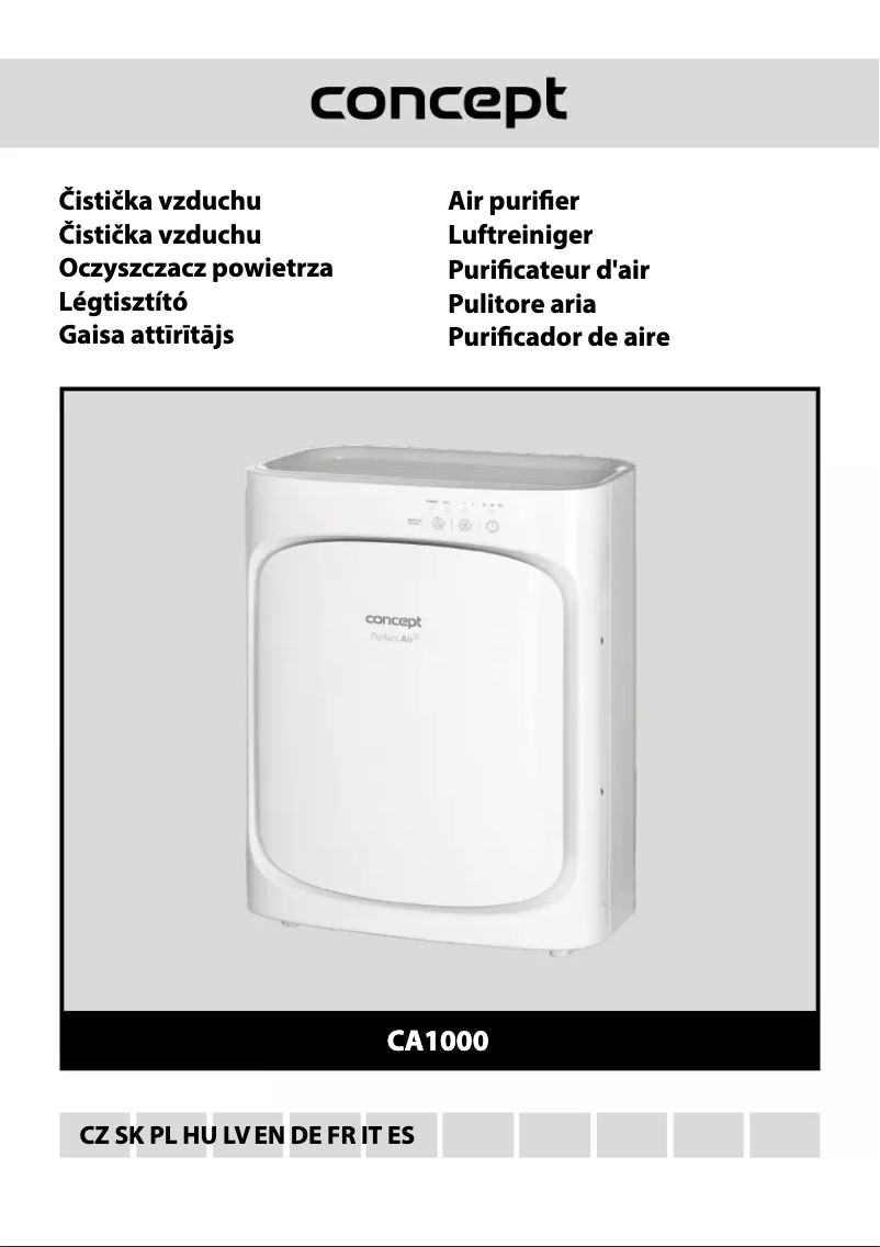 Page 1 de la notice Manuel utilisateur Concept Perfect Air CA1000