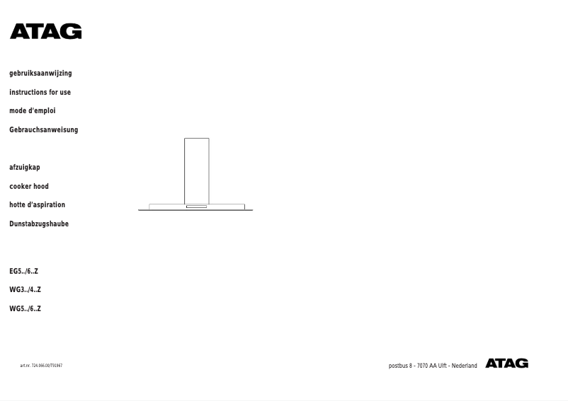 Image de la première page du manuel de l'appareil WG411Z