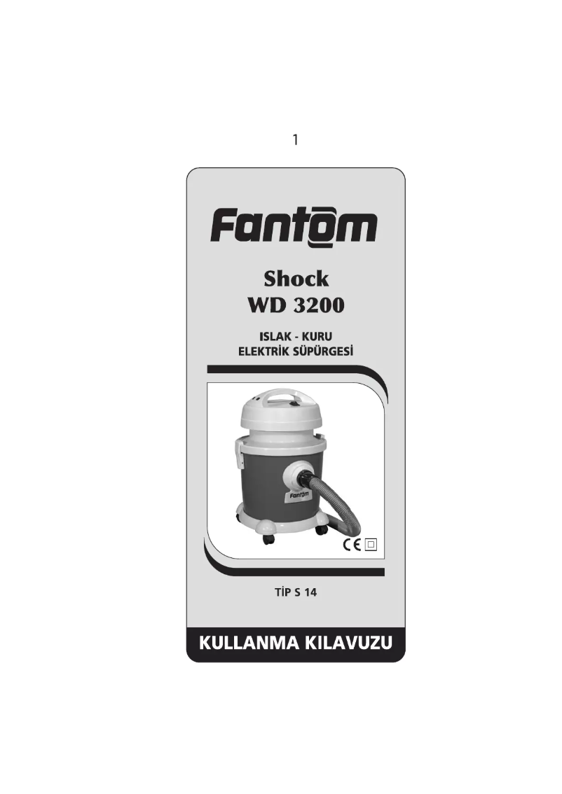 Page 1 de la notice Manuel utilisateur Fantom Shock WD 3200