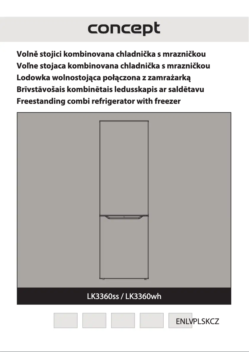 Page 1 de la notice Manuel utilisateur Concept LK3360SS