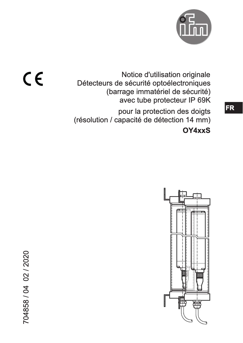 Image de la première page du manuel de l'appareil OY407S