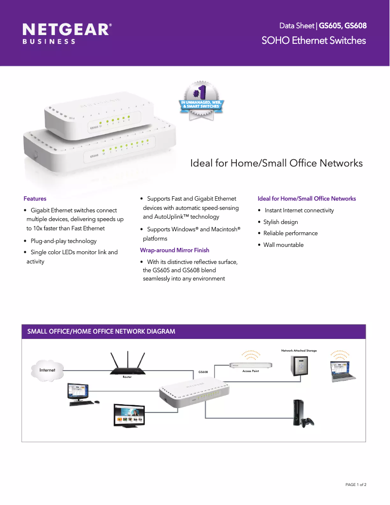 Image de la première page du manuel de l'appareil GS608v4