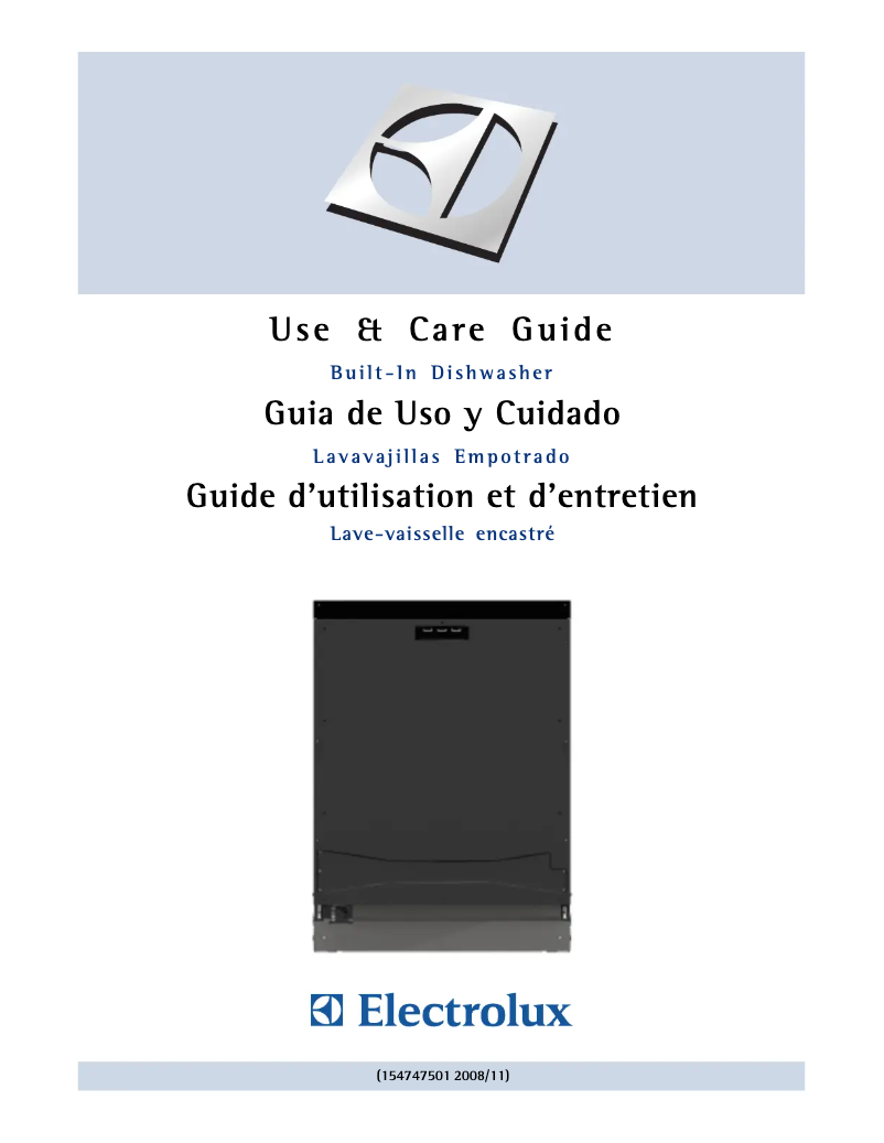 Page 1 de la notice Manuel utilisateur Electrolux EIDW6405HT
