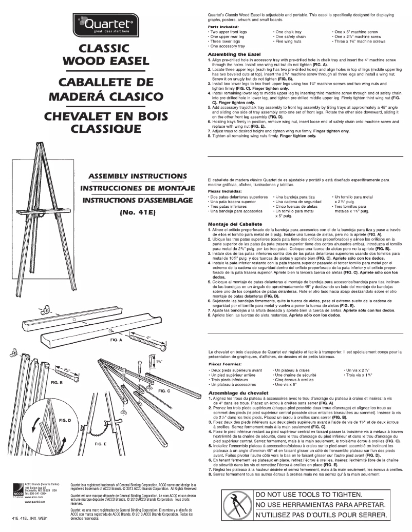 Image de la première page du manuel de l'appareil 41E
