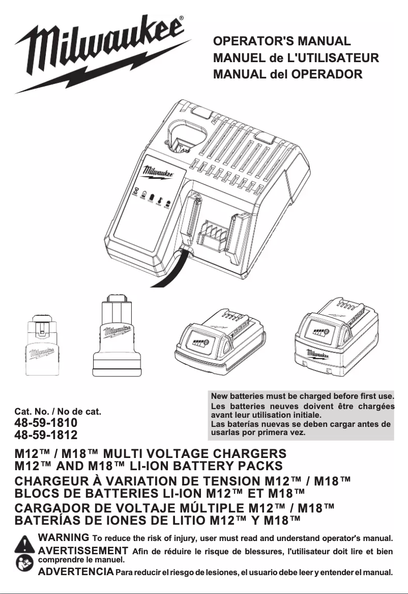 Image de la première page du manuel de l'appareil 48-59-1812