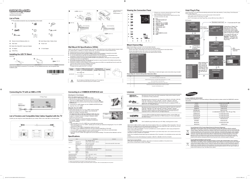 Image de la première page du manuel de l'appareil HG46EC770SK