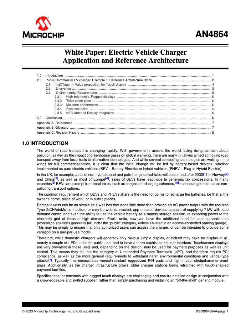 Page 1 de la notice Manuel utilisateur Microchip ATMXT640UD