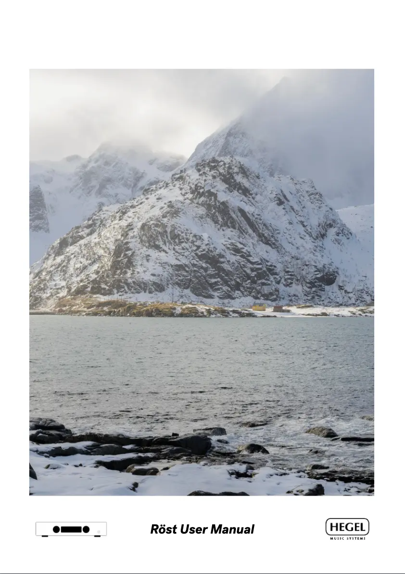 Page 1 de la notice Manuel utilisateur Hegel Röst