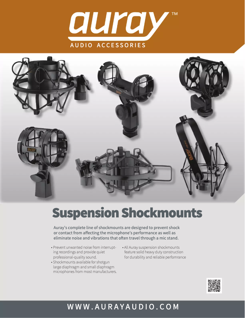 Page 1 de la notice Manuel utilisateur Auray SHM-SCM1