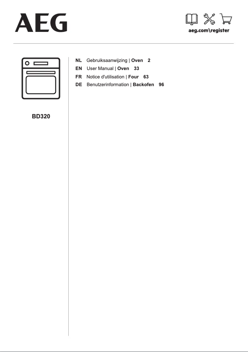 Página 1 del manual Manual de usuario AEG BD320